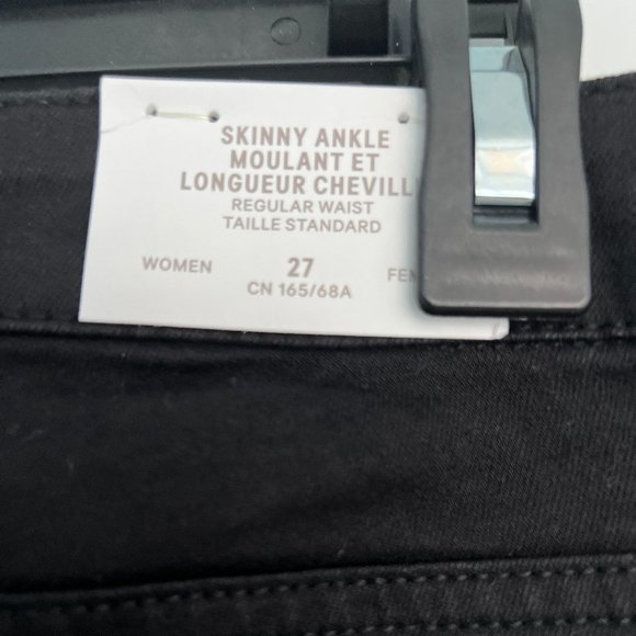 New H&M Black Skinny Ankle Jeans size 27 (bundle of three pairs) - Picture 4 of 9